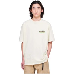 Gramicci, Heren, Tops, Beige, Maat: S Katoen,