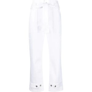 P.a.r.o.s.h., Dames, Broeken, Wit, Maat: XS Katoen,