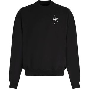 Local Authority, Heren, Sweatshirts & Hoodies, Zwart, Maat: XL Fleece,