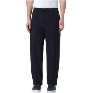 Emporio Armani, Heren, Broeken, Blauw, Maat: S