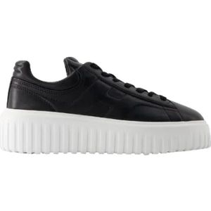 Hogan Leather sneakers , Black , Dames , Maat: 40 EU