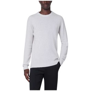 Roberto Collina, Heren, Truien, Grijs, Maat: 3XL