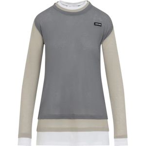 Miu Miu - Multi Layer Jersey Top - Grijs - Dames
