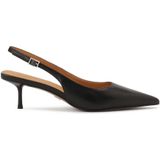 Kazar - Zwarte Slingback Pumps - Dames - Leer