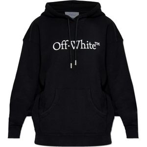 Off White, Dames, Sweatshirts & Hoodies, Zwart, Maat: L Katoen,