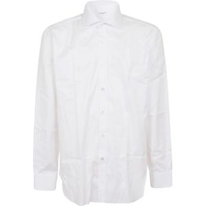 Buonamassa, Heren, Overhemden, Wit, Maat: 4XL Katoen,