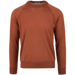 Paolo Pecora, Heren, Truien, Bruin, Maat: M Wol,