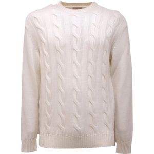 Ballantyne, Heren, Truien, Wit, Maat: XL Wol,