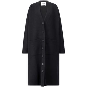 Jil Sander, Dames, Truien, Zwart, Maat: M Wol,