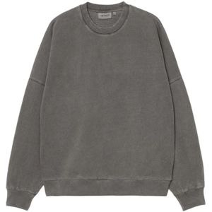 Carhartt WIP - Rggd Sweatshirt - Zwart - Katoen - Relaxed Ballonmodel