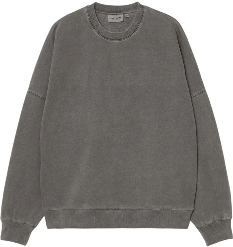 Carhartt WIP - Rggd Sweatshirt - Zwart - Katoen - Relaxed Ballonmodel