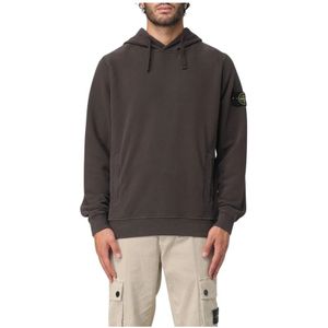 Stone Island, Heren, Sweatshirts & Hoodies, Grijs, Maat: M