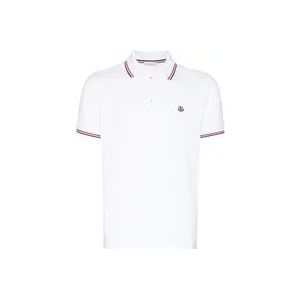 Moncler Poloshirt , White , Heren , Maat: S