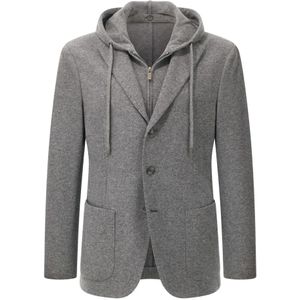 Boggi Milano, Heren, Jassen, Grijs, Maat: S Wol,