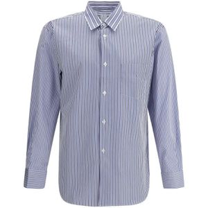 Comme des Garçons - Gestreept Overhemd - Blauw - Katoen