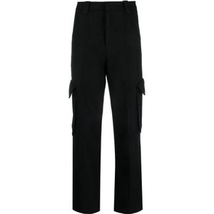 Axel Arigato, Dames, Broeken, Zwart, Maat: L Poliester,
