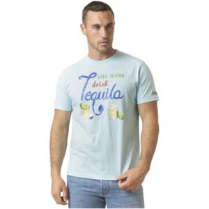 MC2 Saint Barth, Heren, Tops, Blauw, Maat: XL Katoen,