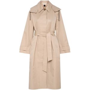 InWear, Dames, Mantels, Beige, Maat: 2XS Katoen,