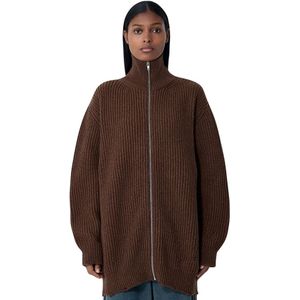 MM6 Maison Margiela, Dames, Truien, Bruin, Maat: M Wol,