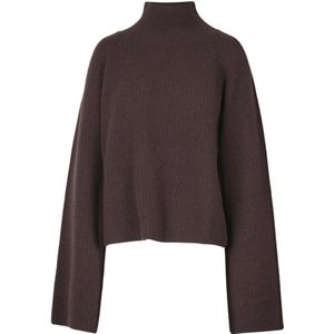 Jucca, Dames, Truien, Bruin, Maat: XS Wol,