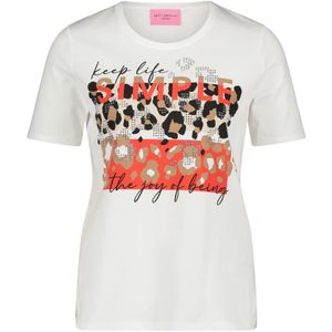 Betty Barclay, Dames, Tops, Wit, Maat: 2XL Leer,