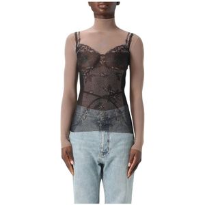 Balenciaga, Dames, Truien, Zwart, Maat: S Polyamide,