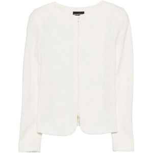 Emporio Armani, Dames, Jassen, Wit, Maat: S