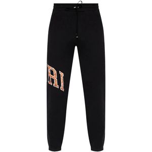 Amiri, Heren, Broeken, Zwart, Maat: S Katoen,