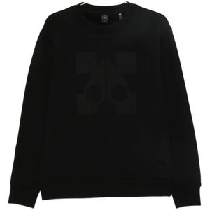 Moose Knuckles, Heren, Sweatshirts & Hoodies, Zwart, Maat: XL