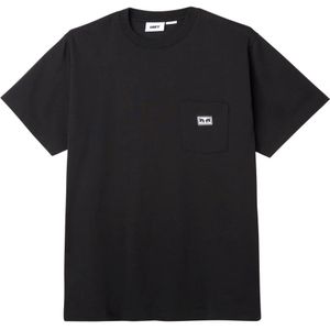 Obey, Heren, Tops, Zwart, Maat: XL Katoen,