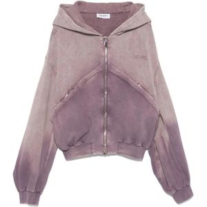The Attico, Dames, Sweatshirts & Hoodies, Paars, Maat: 2XS