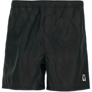 Valentino Garavani, Heren, Badkleding, Zwart, Maat: XL Nylon,