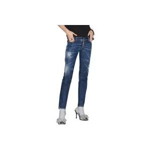 Dsquared2 Stijlvol Comfort Skinny Jeans , Blue , Dames , Maat: 2XS