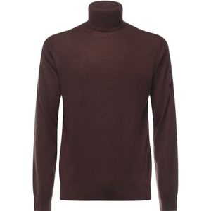 Alpha Studio, Heren, Truien, Bruin, Maat: M Zijde,