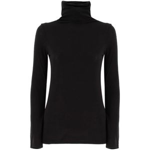 Antonelli Firenze, Dames, Tops, Zwart, Maat: S Wol,