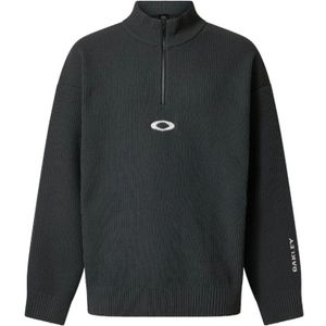 Oakley, Heren, Truien, Grijs, Maat: L Poliester,