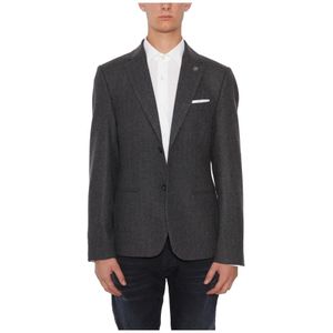Daniele Alessandrini, Heren, Pakken, Grijs, Maat: S