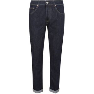 Dondup, Heren, Jeans, Blauw, Maat: W35 Katoen,