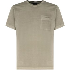 Fay, Heren, Tops, Beige, Maat: M Katoen,