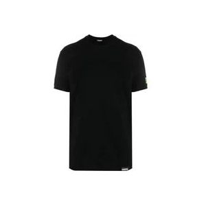 Dsquared2 T-Shirt en Polo , Black , Heren , Maat: XL