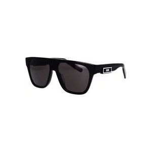 Vierkante zonnebril met Dior Oblique design , Black , unisex , Maat: 57 MM