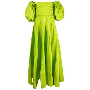 Valentino, Dames, Jurken, Groen, Maat: XS Zijde,