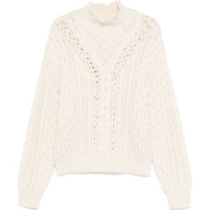 Marant étoile, Dames, Truien, Beige, Maat: XS