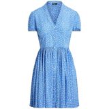 Knielange jurk met knoopsluiting