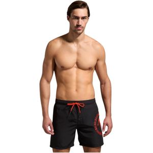 Bikkembergs, Heren, Badkleding, Zwart, Maat: S Poliester,