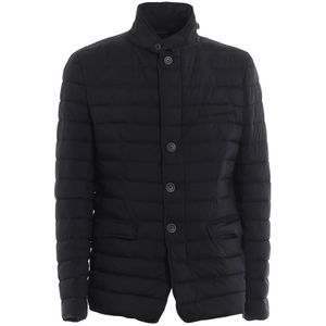 Herno, Heren, Jassen, Blauw, Maat: 3XL Polyamide,