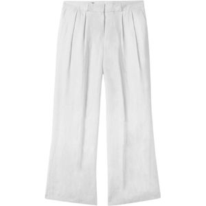 Brooks Brothers, Dames, Broeken, Wit, Maat: S Linnen,