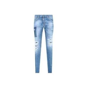 Dsquared2 Slim-fit Jeans , Blue , Heren , Maat: S