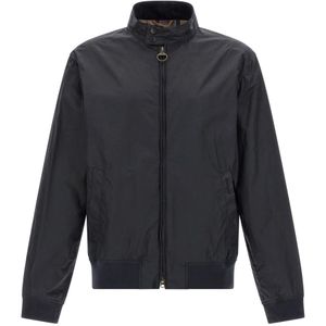 Barbour - Gewaxt Herenjack - Effen - Regular Fit - Corduroy Kraag