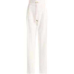 Elisabetta Franchi, Dames, Broeken, Wit, Maat: M